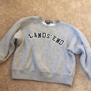 KIDS LANDS END SWEAT SHIRT SIZE M